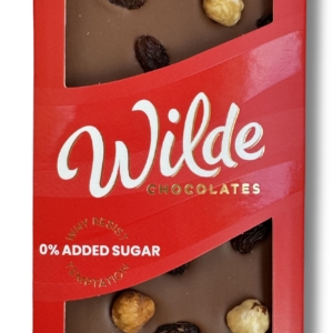 Sugar Free Hazelnut & Raisin Milk Chocolate